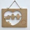 3 Character Family Plaque Back View