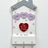 Home Sweet Home Keyholder Single Heart