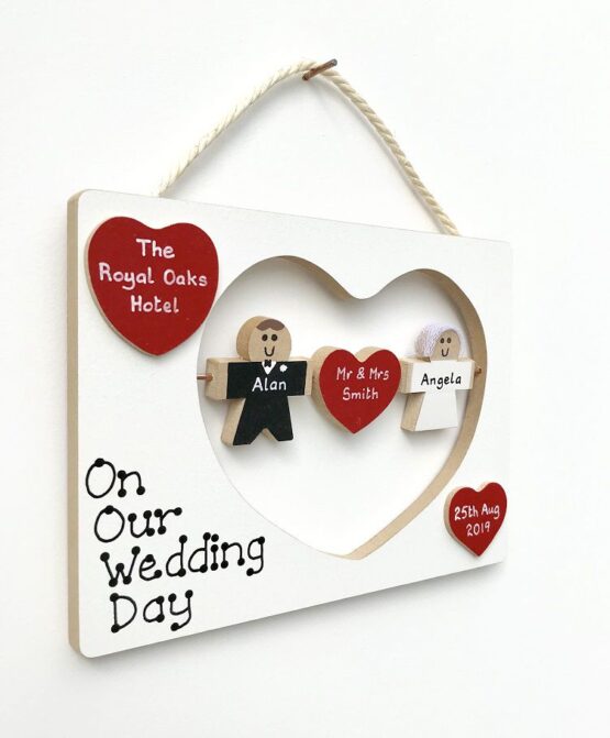 Our Wedding Day Plaque