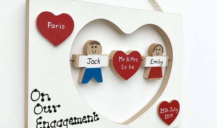Personalised Engagement Plaque