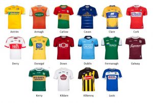 GAA Jersey Counties Available