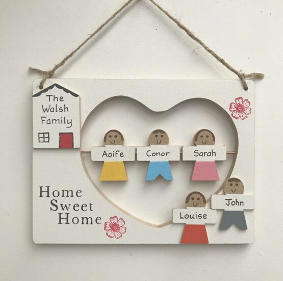 3 Character Family Plaque