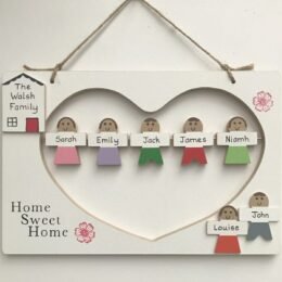 5 Character Family Plaque