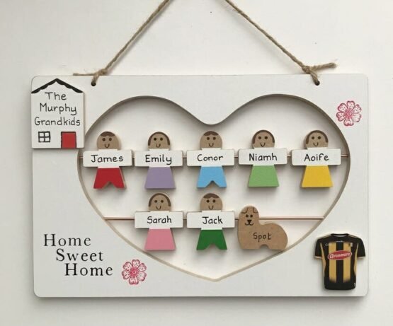 8 Character Family Plaque - Image 2