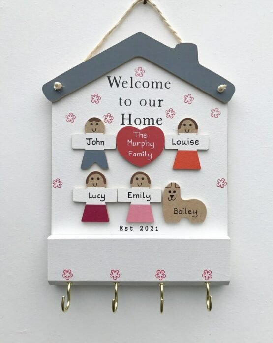 Large Welcome to our Home Keyholder - Image 4