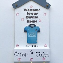 Single Jersey or Crest Welcome County KeyHolder