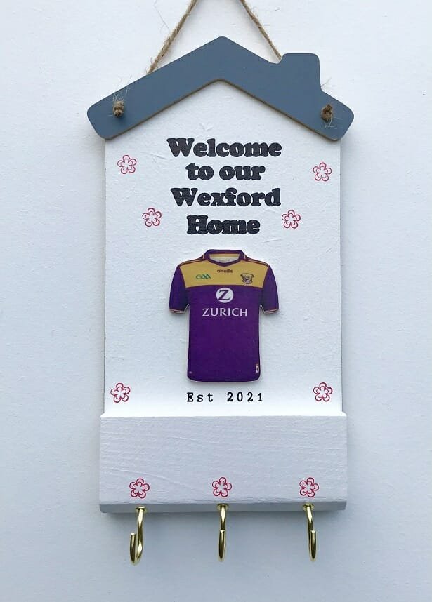 Single Jersey or Crest Welcome County KeyHolder