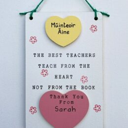 Teach from the heart teacher gift