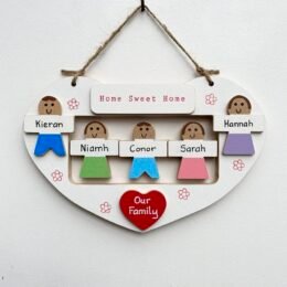 Family Heart Plaque