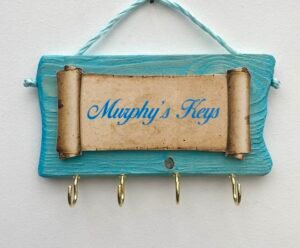 Blue Pine Keyholder  