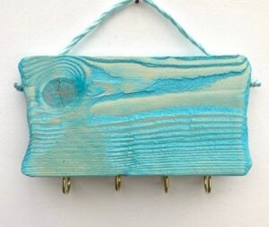 Blue Pine Keyholder  
