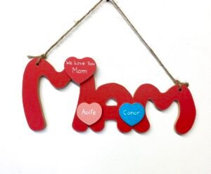 Cut Out Mum Plaque
