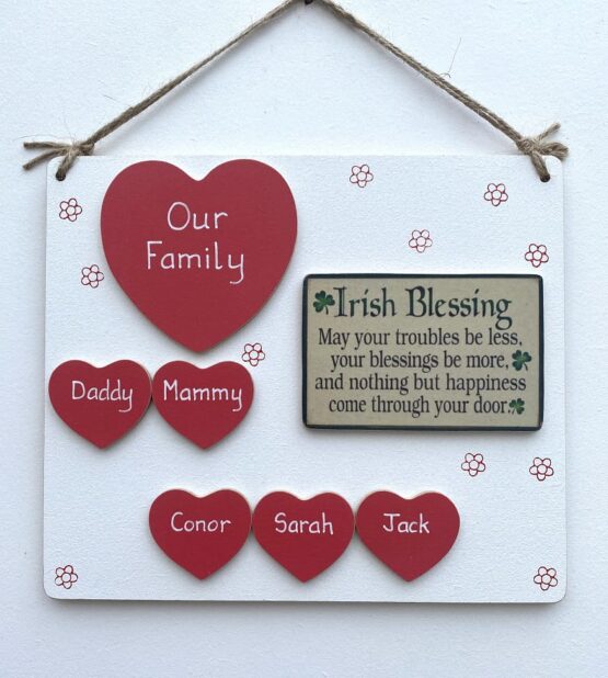 Gaelic Ball Family Plaque