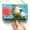 Wooden Sheep Keyholder