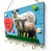 Wooden Sheep Keyholder