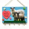 Wooden Sheep Keyholder