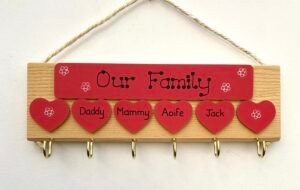 Pine Heart Keyholder