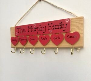 Pine Heart Keyholder
