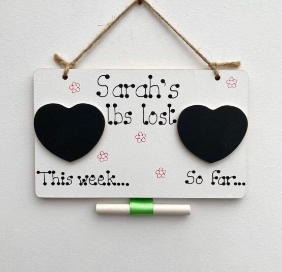 Weightloss Countdown Plaque