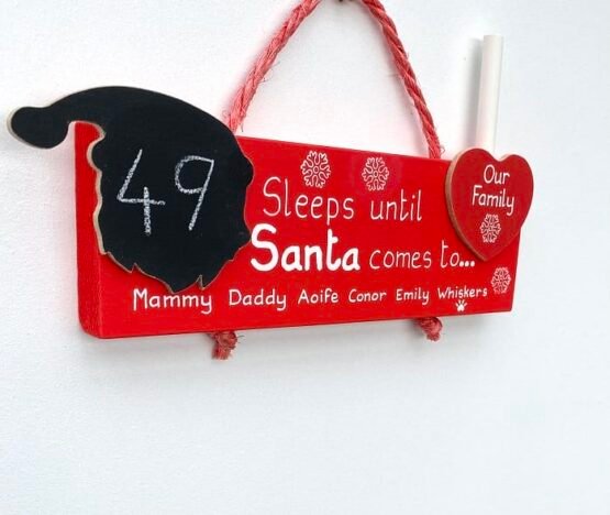Christmas Countdown Plaque