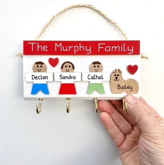Wooden Character Keyholder