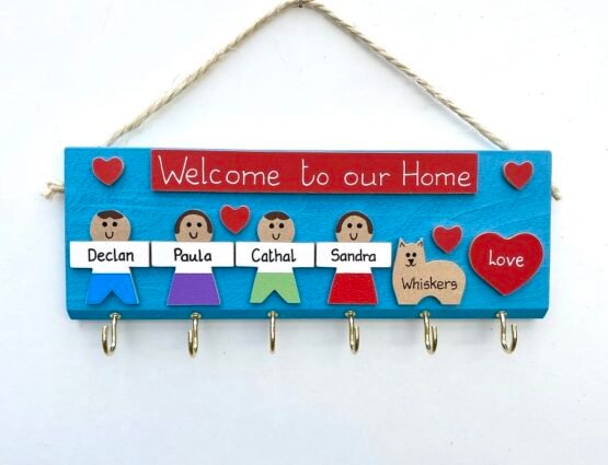 Wooden Character Keyholder