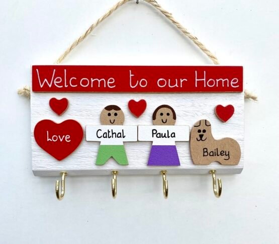 Wooden Character Keyholder