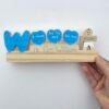 Pine Baby Letter Stand