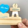 Pine Baby Letter Stand