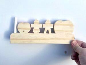 Pine Countdown Stand